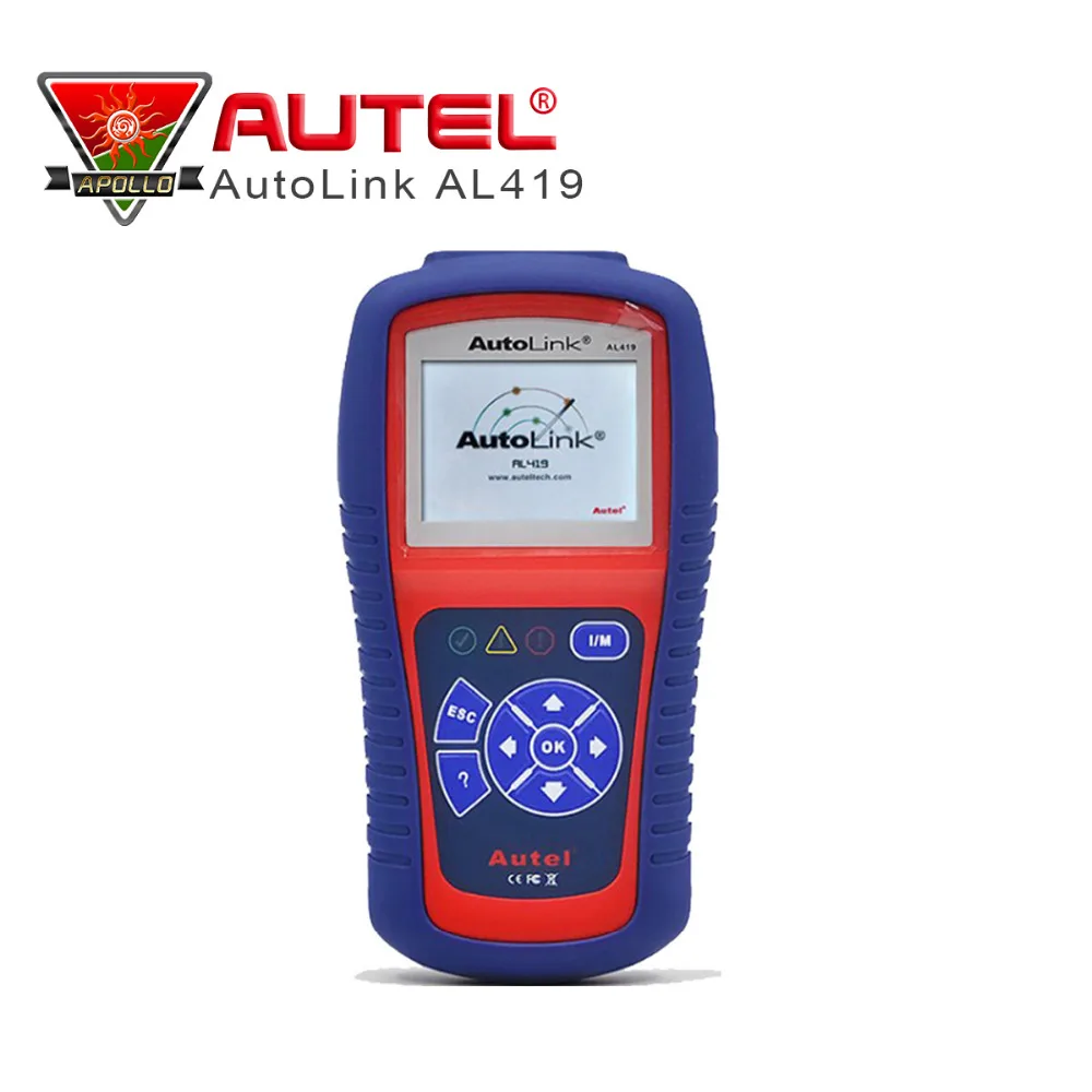 

[3pcs/lots] 100% Original Autel AL419 OBD II & CAN Scan Tool Update Online Multi-language Autel Autolink AL419 Scanner