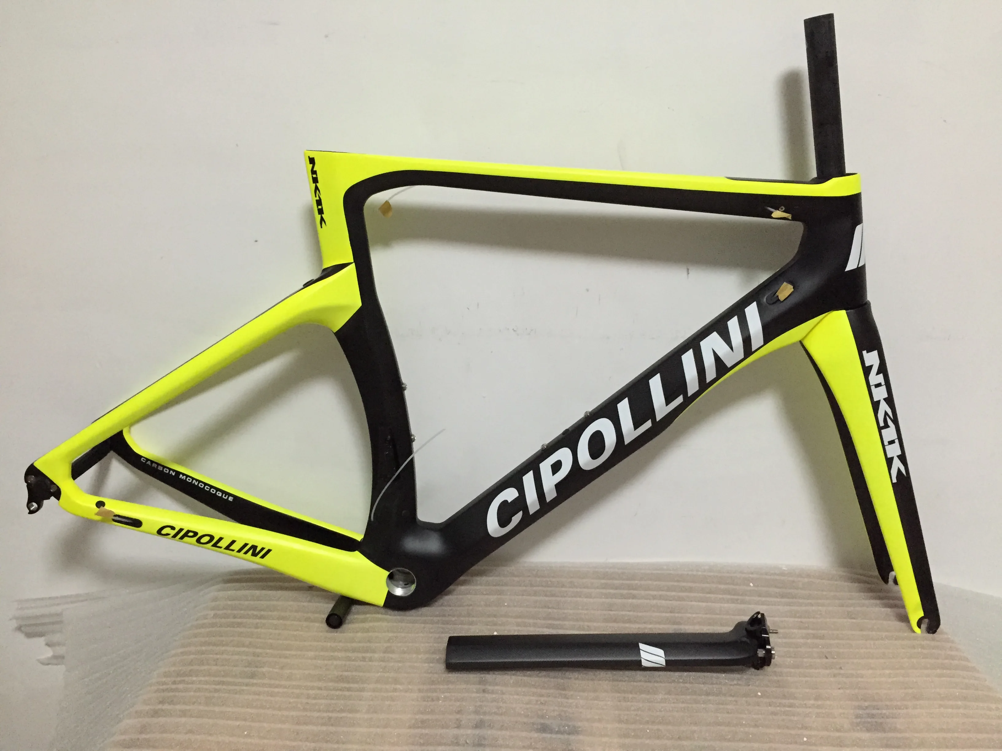 Желтый Cipollini NK1K диск карбоновый Дорожный полный велосипед 1k с R7020 R8020 groupset глянцевый