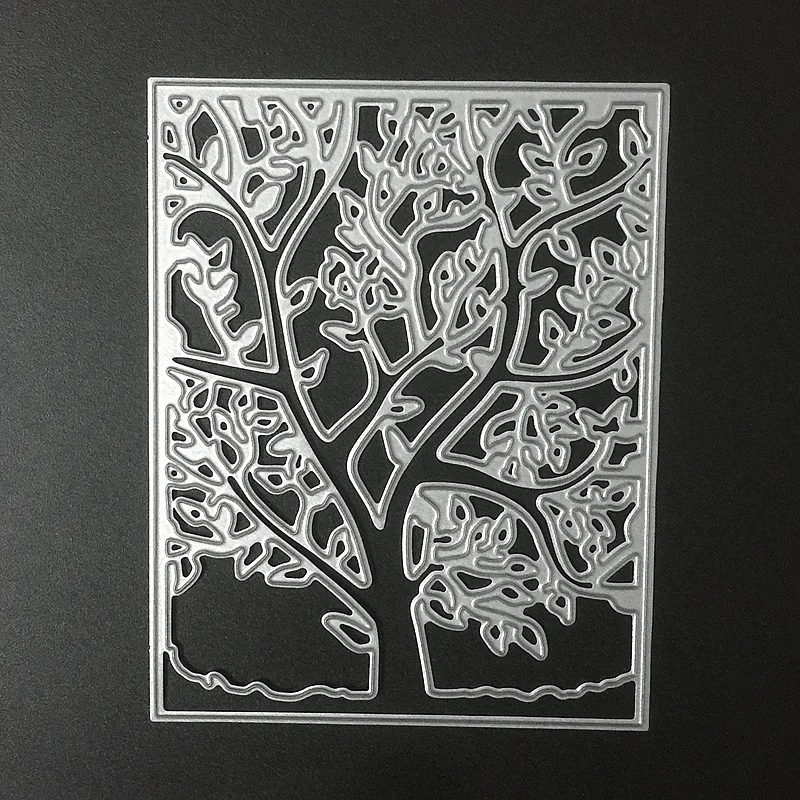 Dies Scrapbooking Nouveau Arrivage 2019 Carbon Steek Embossing DIY Pane Tree Bow die Stitch Plantillas Stencil Manualidades