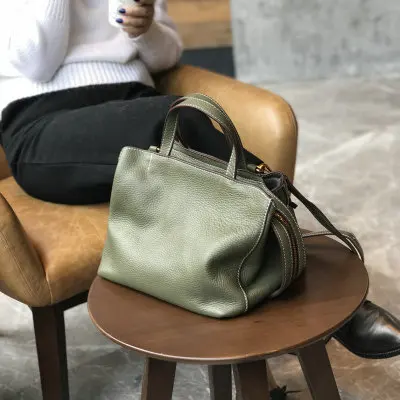 Genuine Leather Bags Designer Handbags Women Shoulder Crossbody Bags Women Menssenger Bag Tote Bolsas Feminina Famous Brand