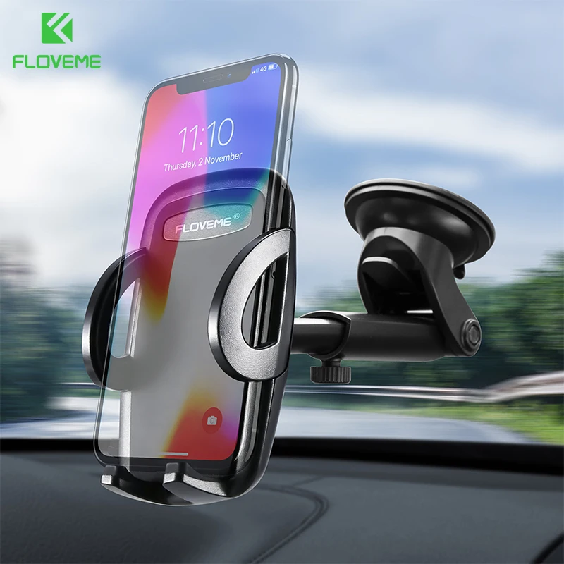Автомобильный держатель телефона FLOVEME для iPhone Xs Max автомобильный с поворотом на 360