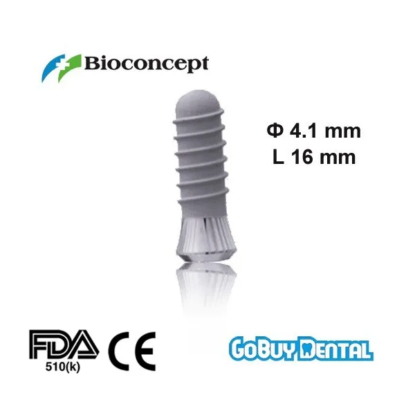 

Straumann Compatible Tissue Level Dental Standard D4.1mm, S-L-A 16mm (Regular Neck D4.8 mm)