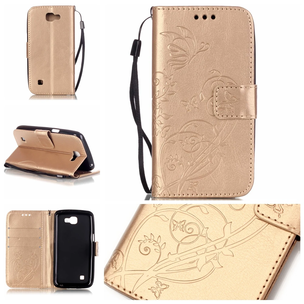 

Flip Case for coque LG K4 Lte Case for fundas LG K4 Case Cover K120e K130e K121 + Card Holder