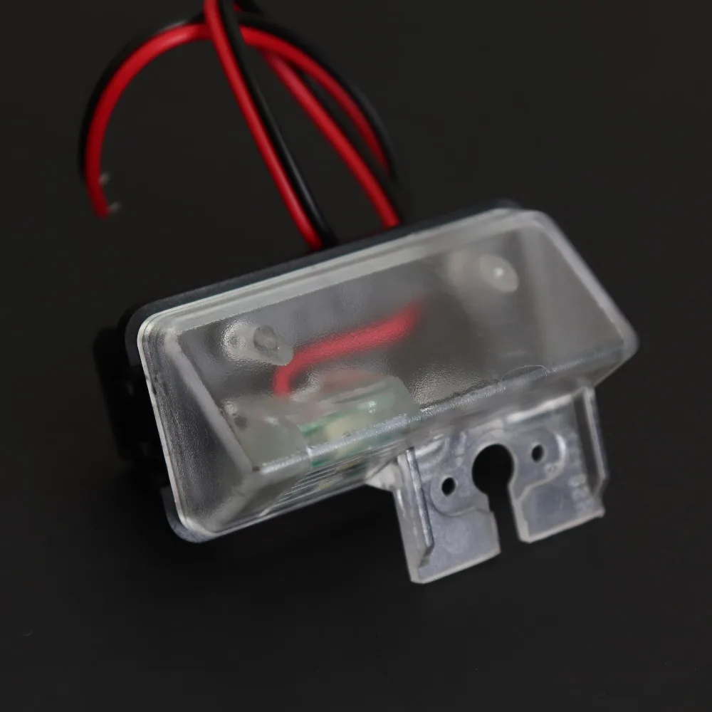 

Car Rear View Camera Bracket License Plate Lights Housing Mount with LED for Toyota Auris E150 E15J E180 / Avensis T27