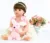 BZDOLL Completo 55 cm Vinil Silicone Boneca Reborn Baby Doll para Menina Princesa Viva Bebe Recém-nascidos Bebês Presente de Aniversário de Moda
