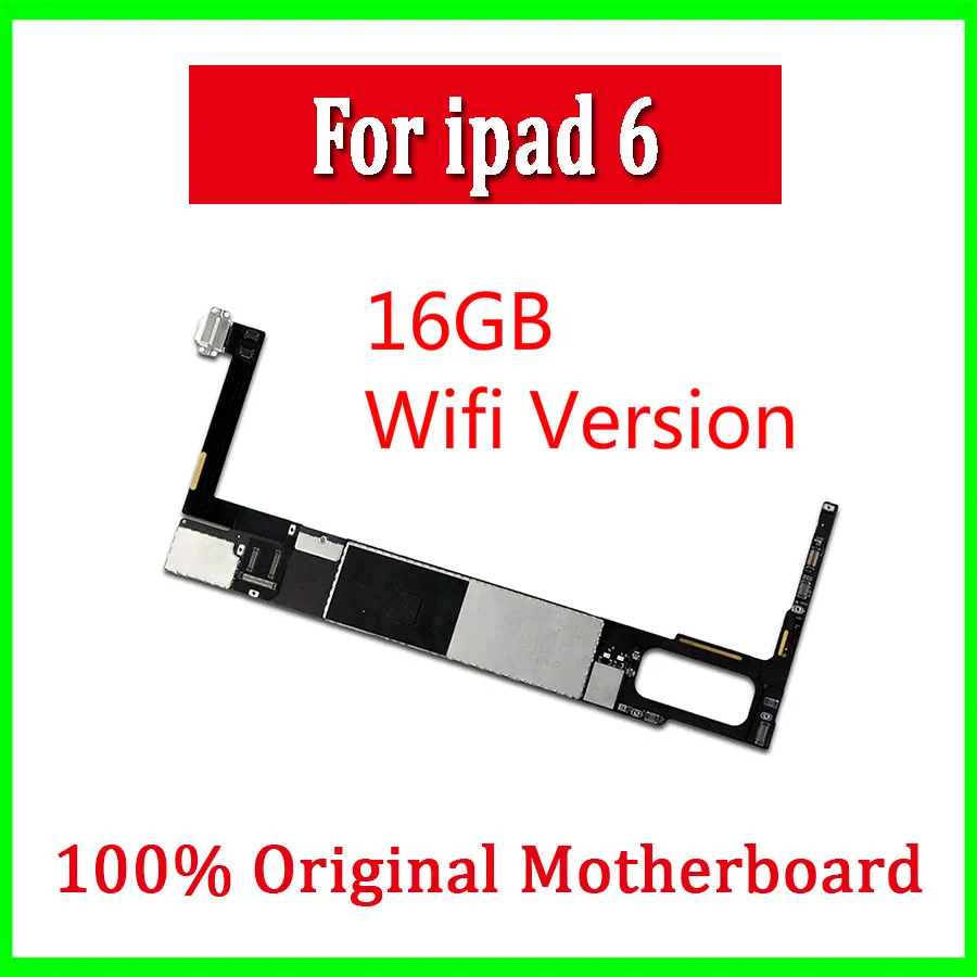 Оригинальная разблокированная материнская плата для iPad 6/Air 2 Wifi версия без Touch ID 6