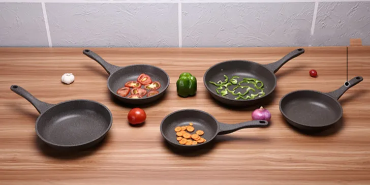 20 22 24 cm frying pan stone titanium pot general induction cooker Fried beaf eggs griddles