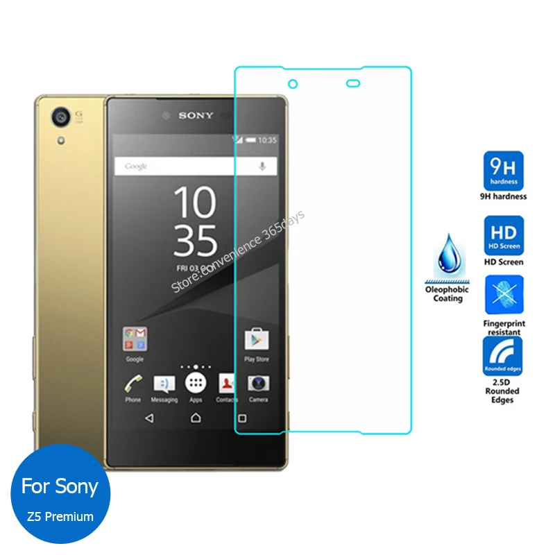 

For Sony Xperia Z5 Premium Tempered glass Screen Protector 2.5 9h Safety Protective Film on Z5P E 6833 6853 6883 SO-03H