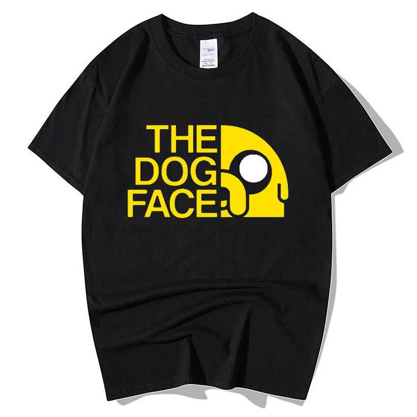 

Animation Adventure Time Finn And Jake The Dog Face Funny Cartoon T Shirt Men Women O Neck Cotton T-Shirt Tshirt Dropshipping
