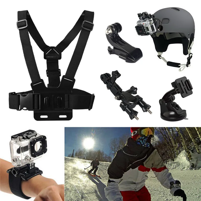 17 in 1 Outdoor Extreme Sport Sports Camera Accessories ...