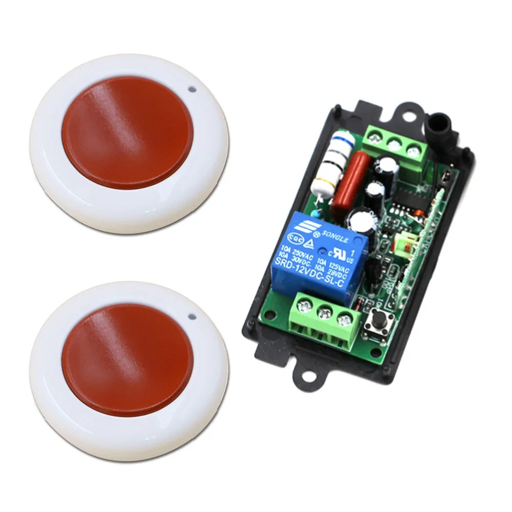 

Latest AC 110V 220V 1 Channel Wireless Remote Control Switch System Receiver & Transmitter for Smart Home 315/433mhz