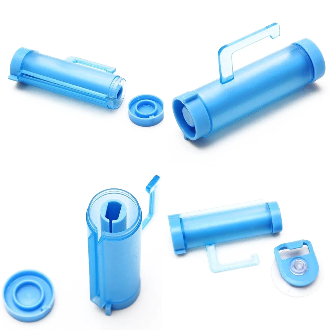 Bathroom Multi-function Hand Toothpaste Squeezer Cleansing Toothpaste Blue Suction Cup Home Commodity Bathroom Tube Toothpaste