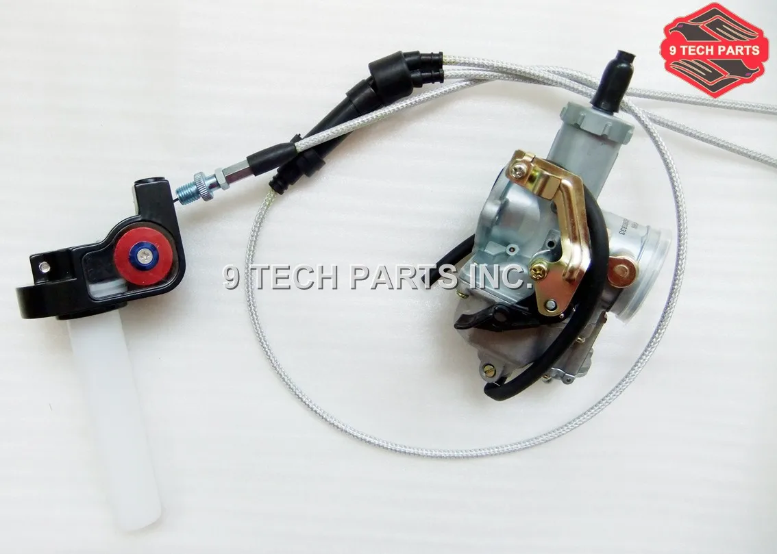 

PZ30 30mm Carburetor kit Powerjet Accelerating Pump Carburetor + Twister + Cable for 175-250cc Dirt Pit Bike ATV Quad