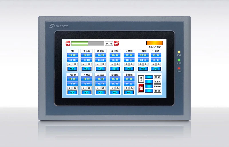 

Samkoon SK-070AS 7" TOUCH SCREEN & HMI PANEL WITH PROGRAMMING CABLE AND SOFTWARE,HAVE IN STOCK