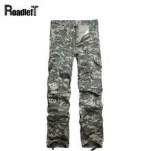Männlichen workout mehrfach militär camo cargo pants Herren taktische militär swat hosen Mann baumwolle lässige baggy hosen