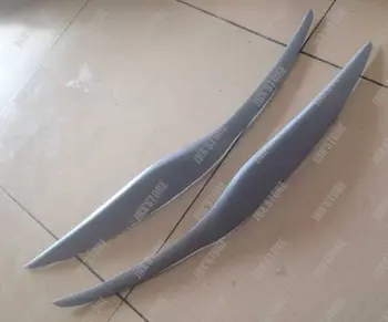 

Unpainted Fiberglass Headlight Eyelids Eyebrows for 2013-2015 Ford Fiesta