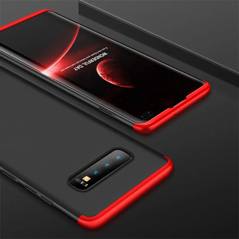 360 Full Protection Case For Samsung S10 Case Luxury Matte Hard PC Shockproof Cover Case For Samsung Galaxy S10 Plus S10e Funda  (16)