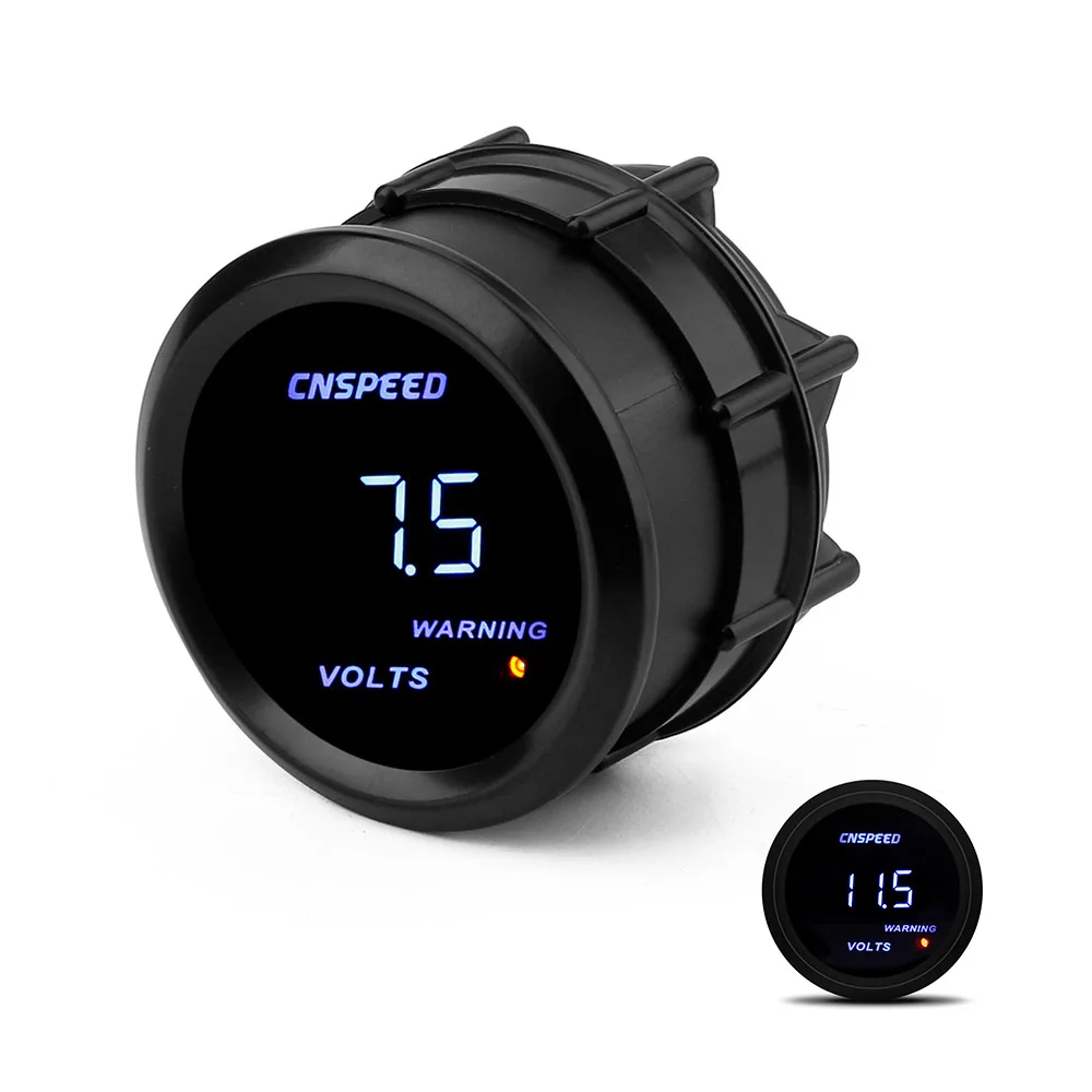 CNSPEED 2"52mm Car Auto Voltmeter Volts Gauge 8 18V Voltage Universal