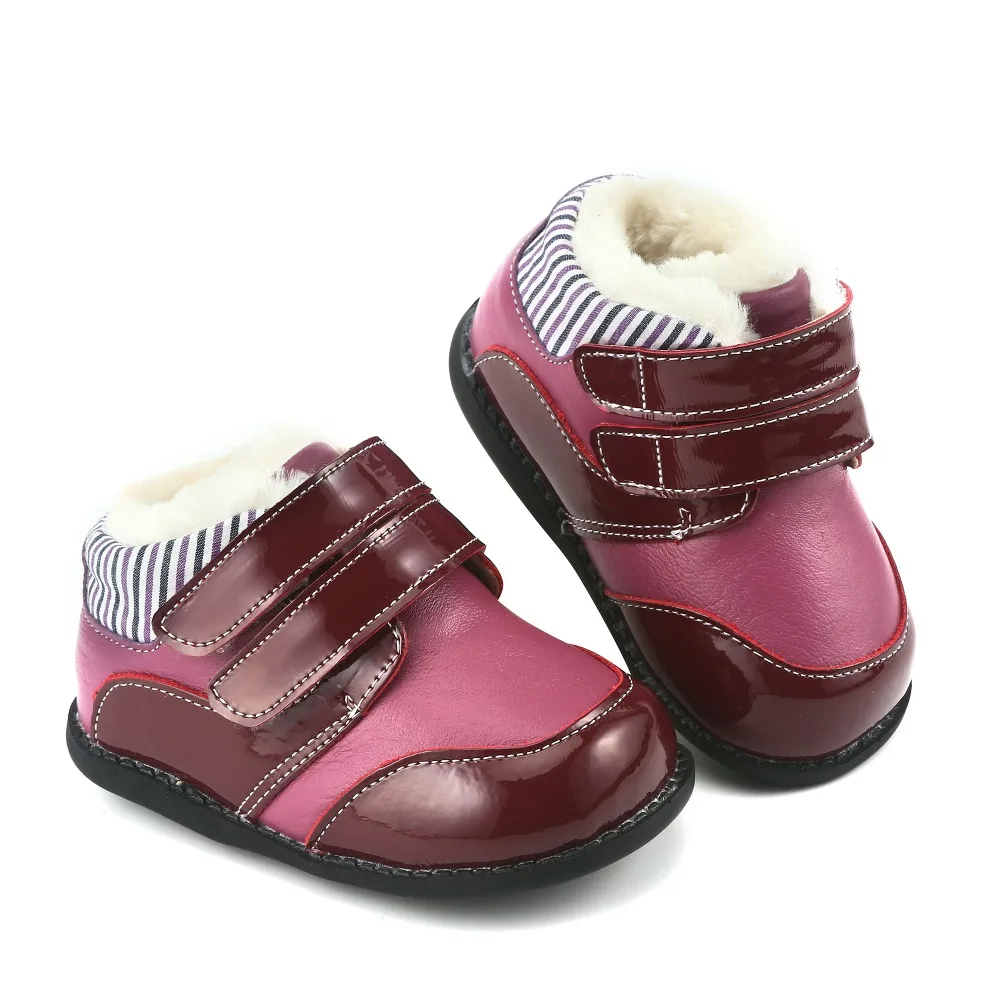 Tipsie toes Children's shoes autumn and winter 2018children Korean version of Martin boots leather fashion snowankle boots 
