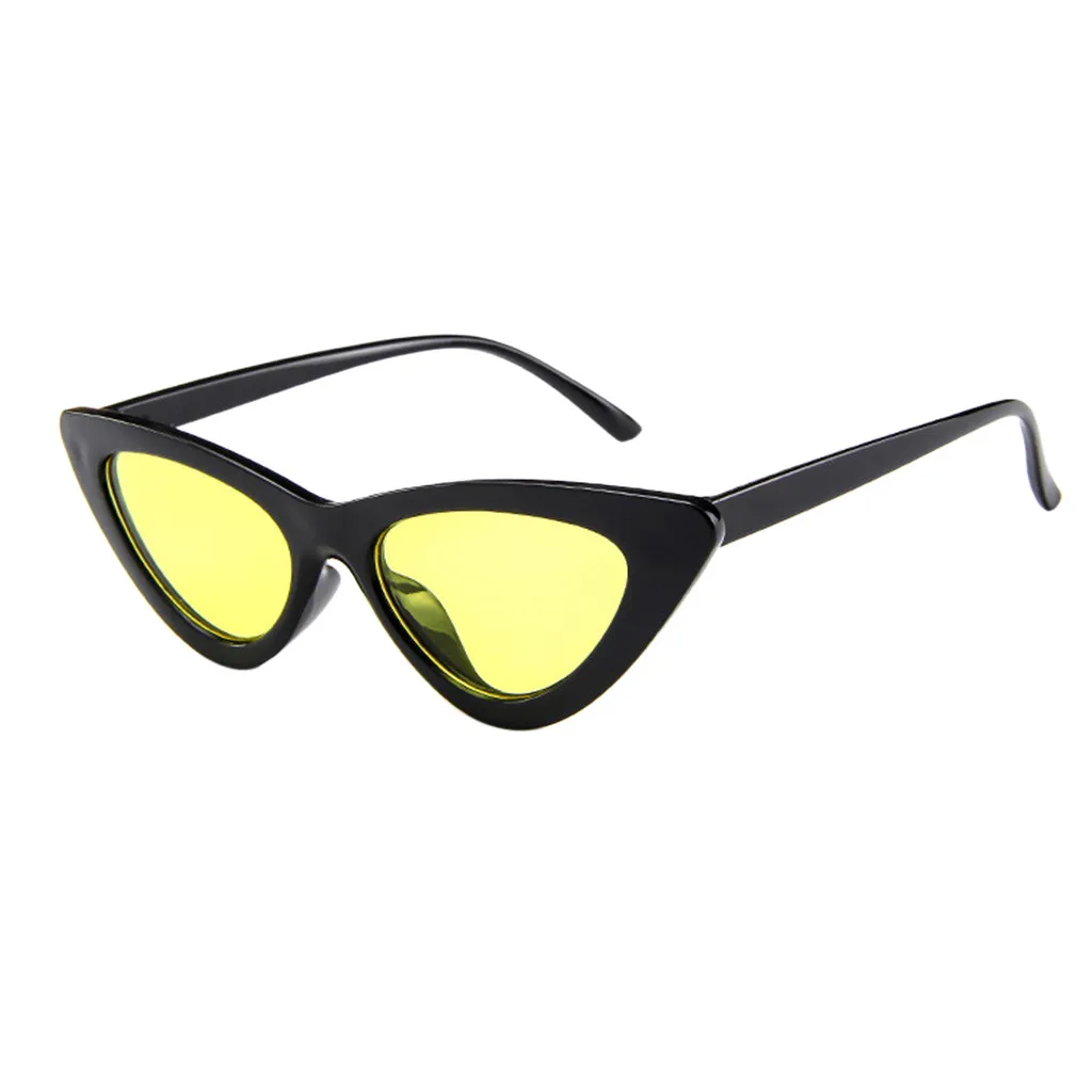 Sunglassese женские винтажные Ретро треугольные cateye очки feminino Солнцезащитные очки женские очки солнцезащитные очки для женщин