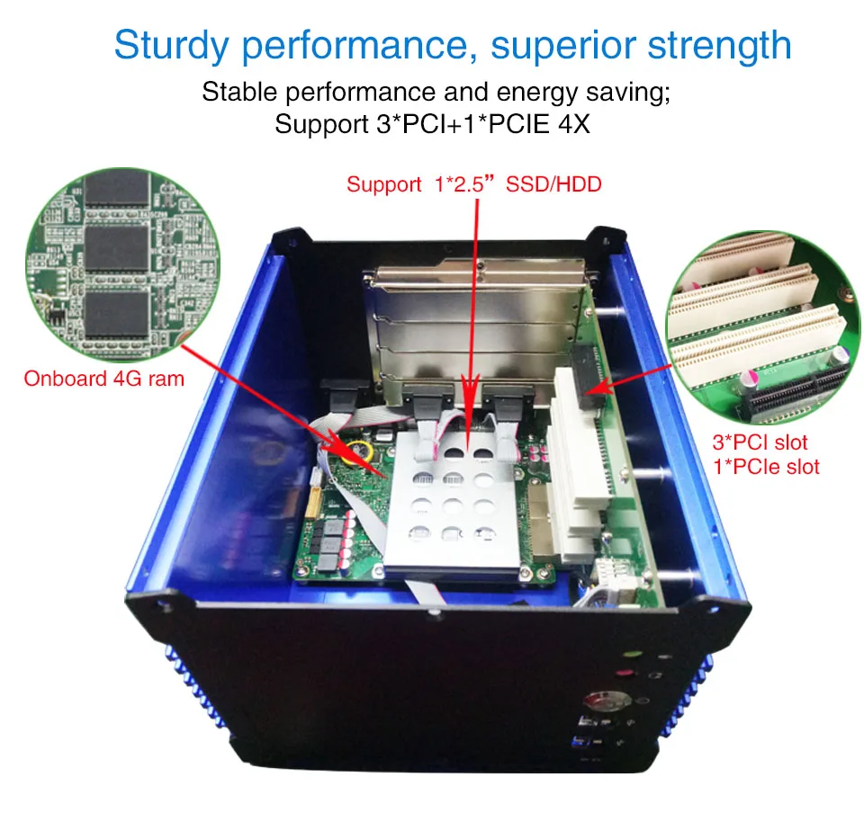 fanless embedded pc 13