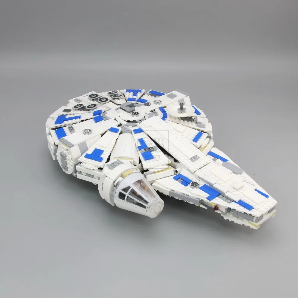 

In stock Lepin 05142 1584Pcs star Plan Series The 75212 Kessel Run Millennuim Falcon Set Building Blocks Bricks Kids Toys Gifts