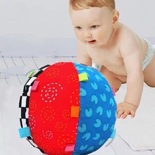 Baby Hand Grasp Ball Music Sense Ball Bell Children Multicolor Toys Cloth Educational Learning Kids Children Fun Toys Ball zk10