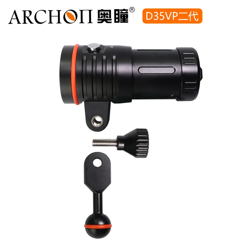 ARCHON W41VP II D35VP II фонарик для дайвинга 4200LM CREE L2 Красный СВЕТОДИОДНЫЙ УФ подводные фонари для дайвинга фотографирование видео точечный свет