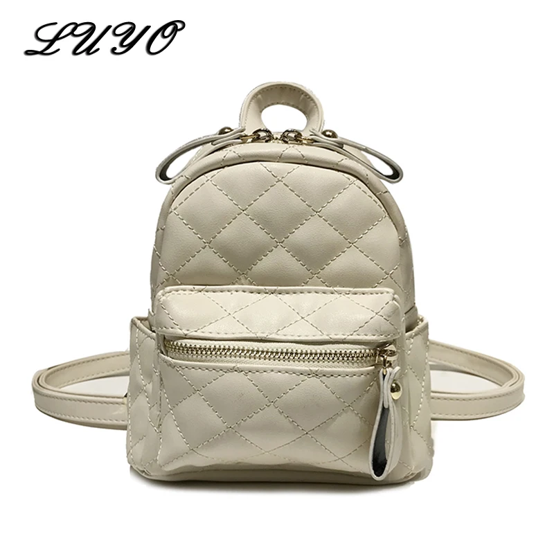 

2018 Fashion Leather Small Mini Cute Kawaii Backpack Black Female For Girls Women Bagpack Rukzak Backbag Korean Bag Mochila