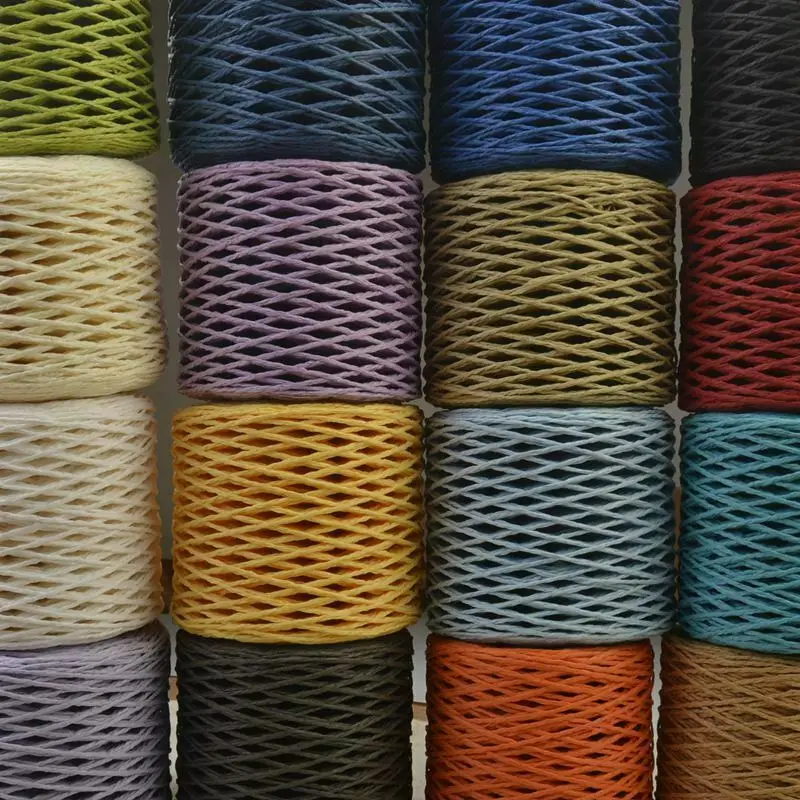 

17 colours 200 Metres Roll of Paper Raffia Cord Craft Twine Rope String Craft DIY Scrapbook