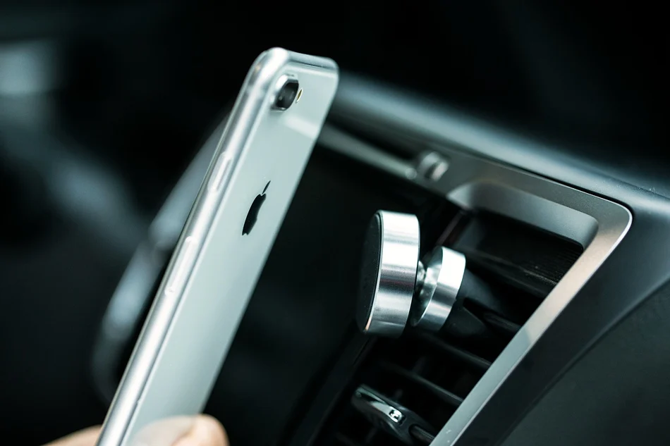 LINGCHEN магнитный автомобильный держатель для телефона на 360 градусов, держатель для мобильного телефона на вентиляционное отверстие, подставка для iPhone X 8 7 6 6S для samsung S9 S8