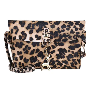 

Leopard print mini wallets Coin purse tassel Handbags women leather & Scrub messenger bags Shoulder Crossbody Coin purse #230