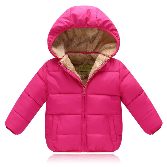 Kids Winter baby fleece Jacket Thick Velvet Girls Boys spring Coat Warm ...