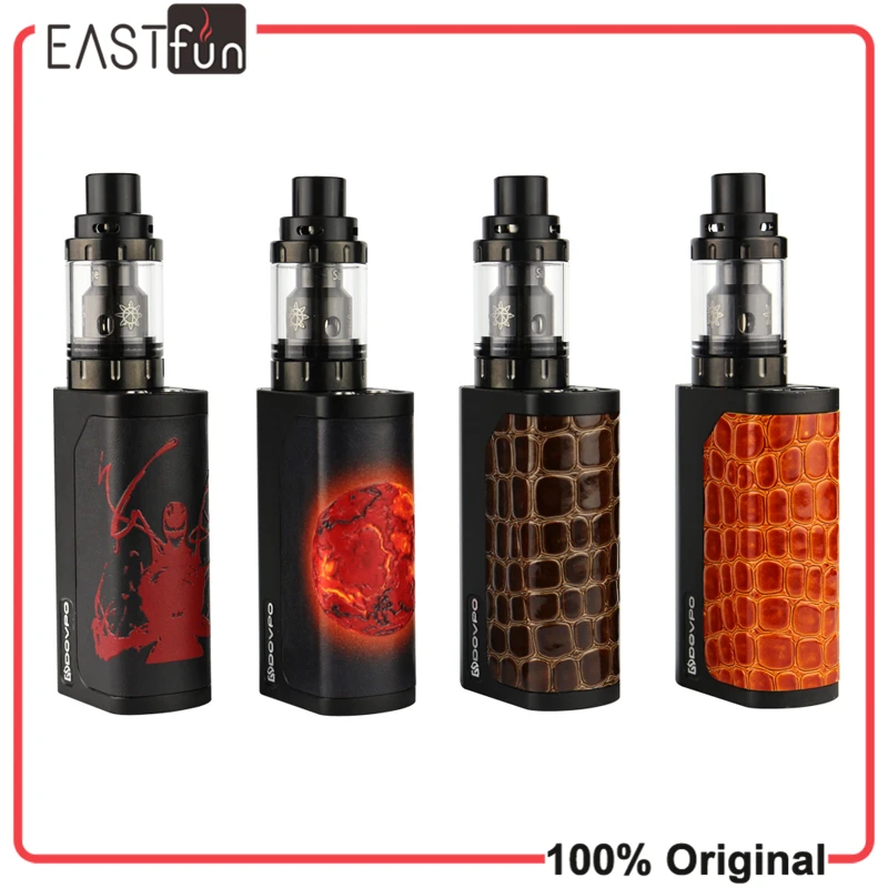 

Original Dovpo Ember 80 kit Aluminum Alloy Ember Box Mod Vape 5W-80W Temperature Control Electronic Cigarette Kit