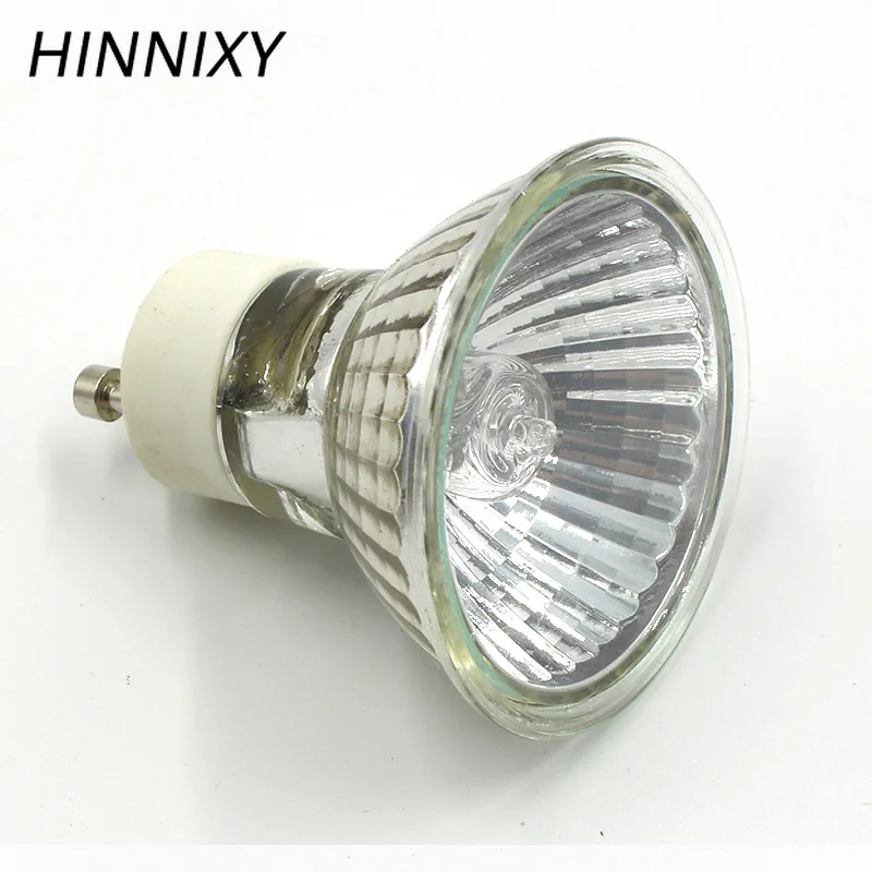 Hinnixy 10 шт./лот супер яркая лампа GU10 с регулируемой яркостью Галогеновый свет пятна