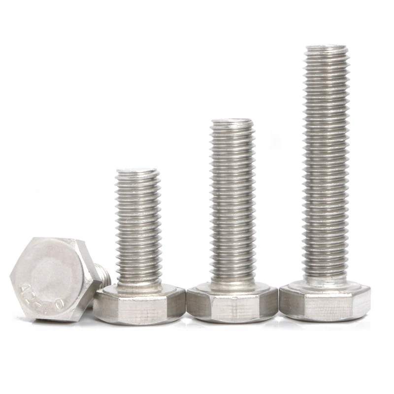 

Hex Flat Head Bolt Metric Machine Metal Threaded Hexagon Screws Fastener Set 304 Stainless Steel M6 M8