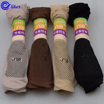 

10 Pairs Socks 2017 Fashion Women's Socks Silk Socks Women In Summer Sokken Vrouwen velvet anti slip sox