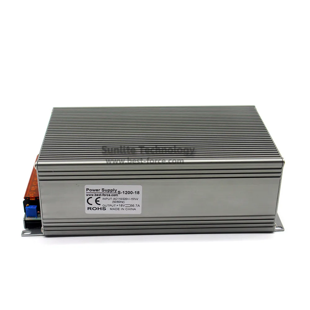 Регулируемый источник питания DC18V 66.7A 1200W Ac Dc драйвер преобразователя 220V 110 AC DC 18V
