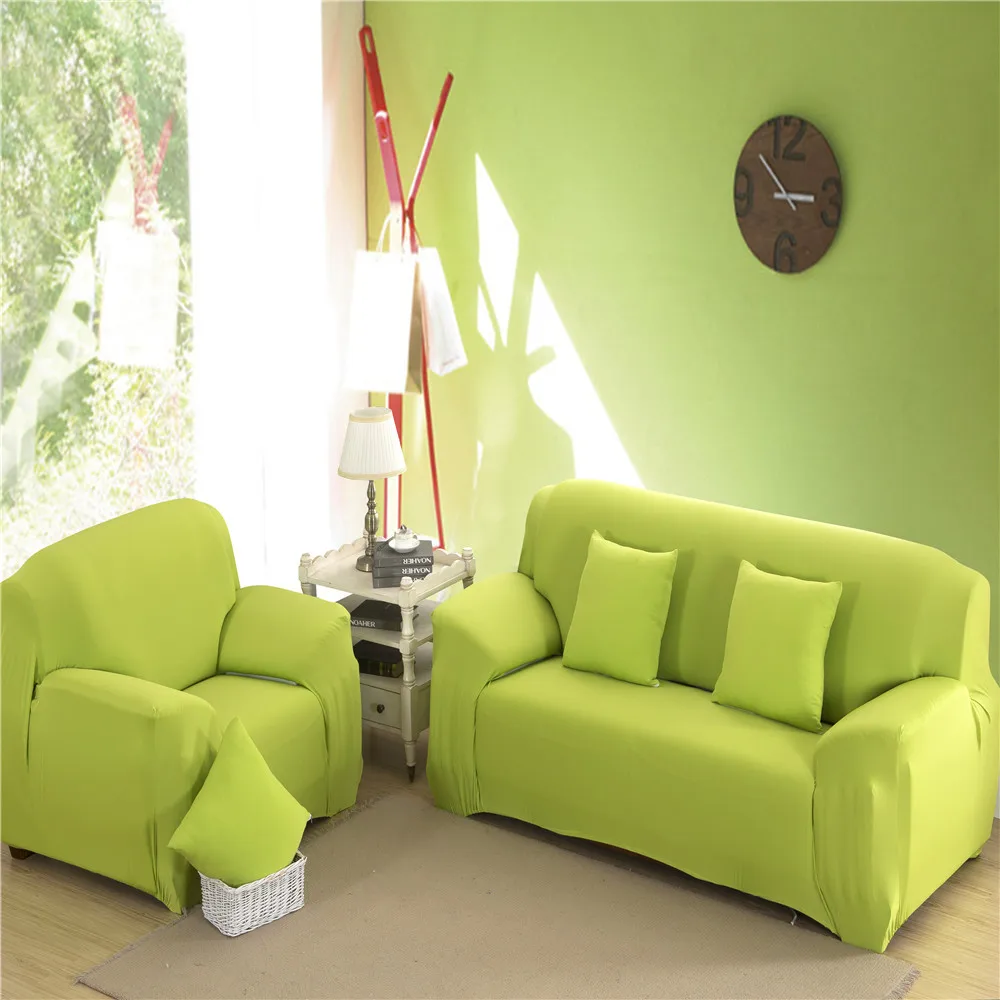 2018 Easy Fit Seater Thick Plush Velvet Couch Stretch Sofa Cover Slipcover Mat