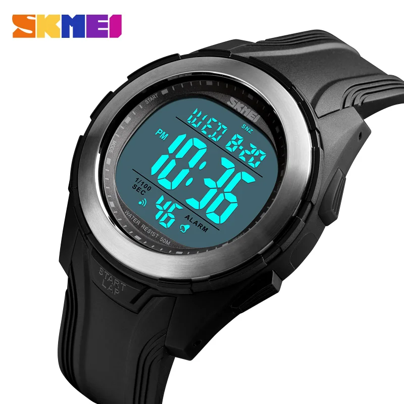 

SKMEI Men Sports Watches Back Light LED Digital Watch Chronograph Clock 50M Waterproof Male Wristwatches Relogio Masculino 1503
