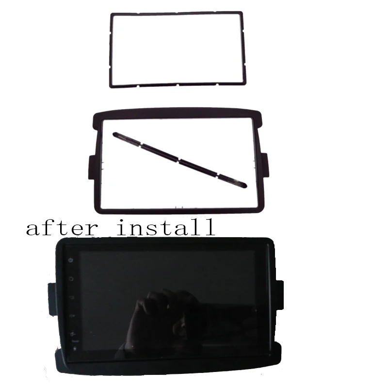 

2Din Car DVD Radio Fascia For RENAULT DUSTER/ SANDERO/ LOGAN 2012-2014 Stereo Frame Mount Panel Plate Dash Installation Tirm Kit