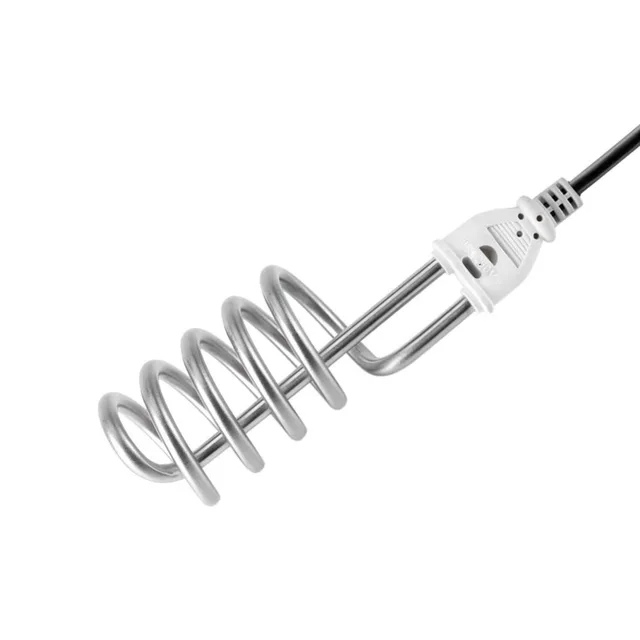 2500W 220V Stainless Steel Electric Portable Immersion Heater Boiler Water Heating Element For Bathroom Home