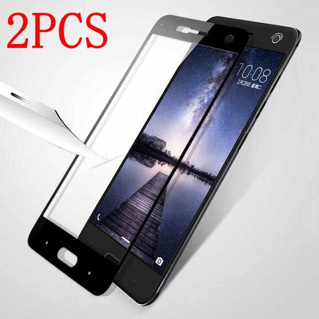 Закаленное стекло с полным покрытием для ZTE Blade V8 2 шт. защитная пленка экрана BV0800 5