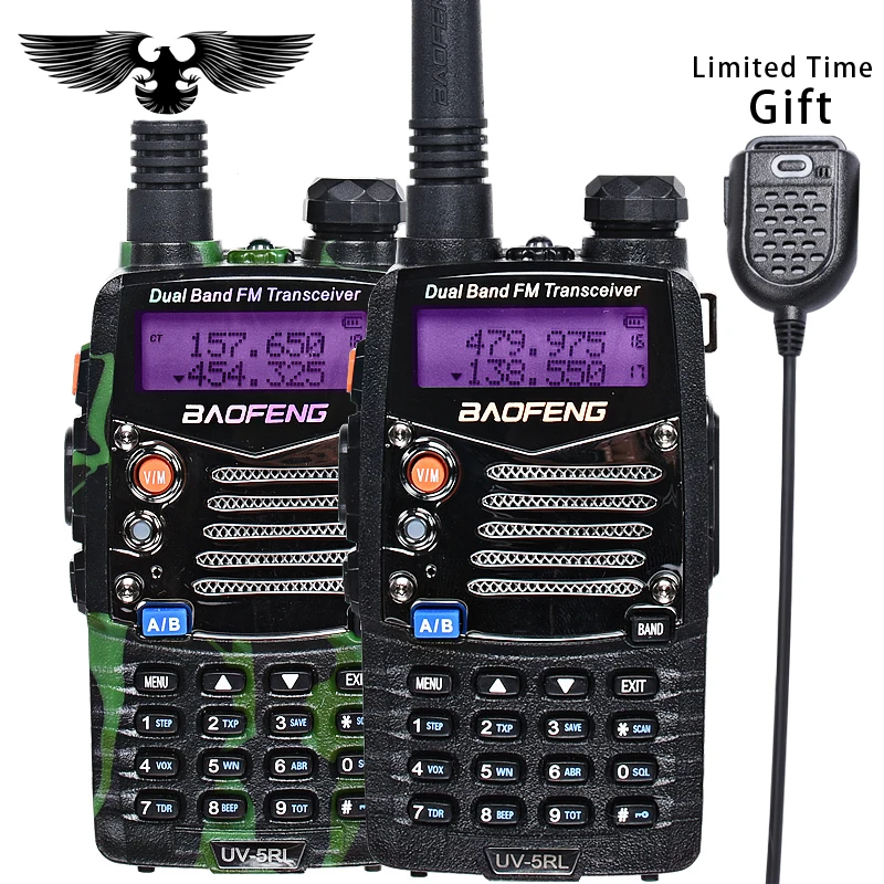 BAOFENG UV 5RL Upgraded Version Walkie Talkie Dual Band CB Radio