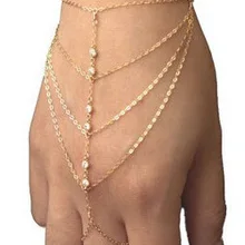 Многослойный браслет, соединенный с кольцом на пальце ткацкий станок браслеты для женщин браслеты дружбы