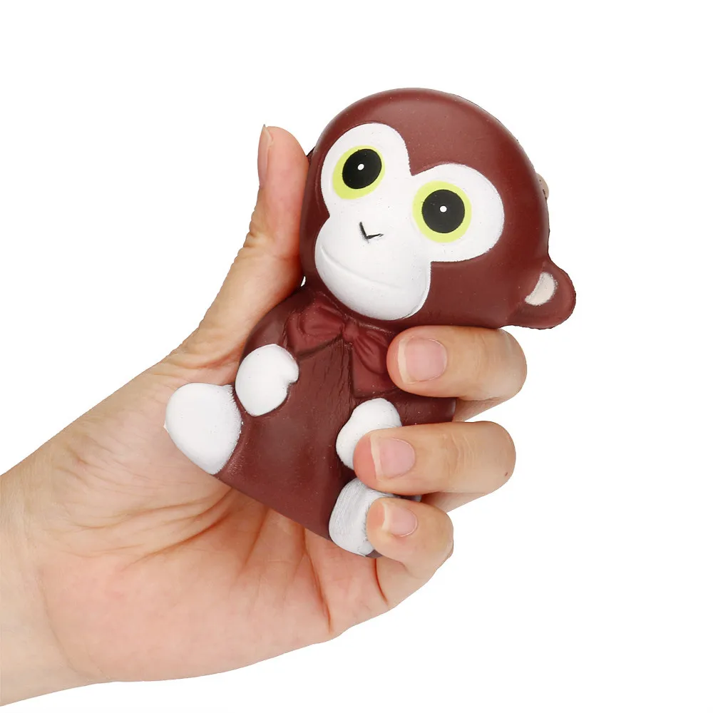 Забавные игрушки замедлить рост весело сюрприз салфетки анти-стресс сжать обезьяна Cream хлеб душистый телефон шарм подарки болотистый PAUGO5