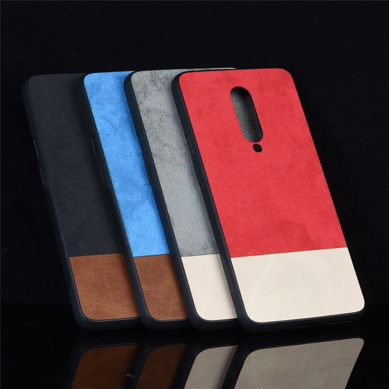 

For Oneplus 7 Pro case cowboy PC+TPU Luxury leather back shell cover case For One Plus 7 Pro