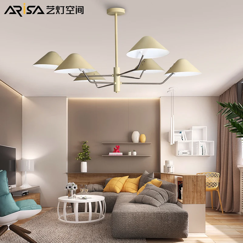 

Modern LED chandelier living room suspended lamps American luminaires bedroom lighting home fixtures dining room hanging lights