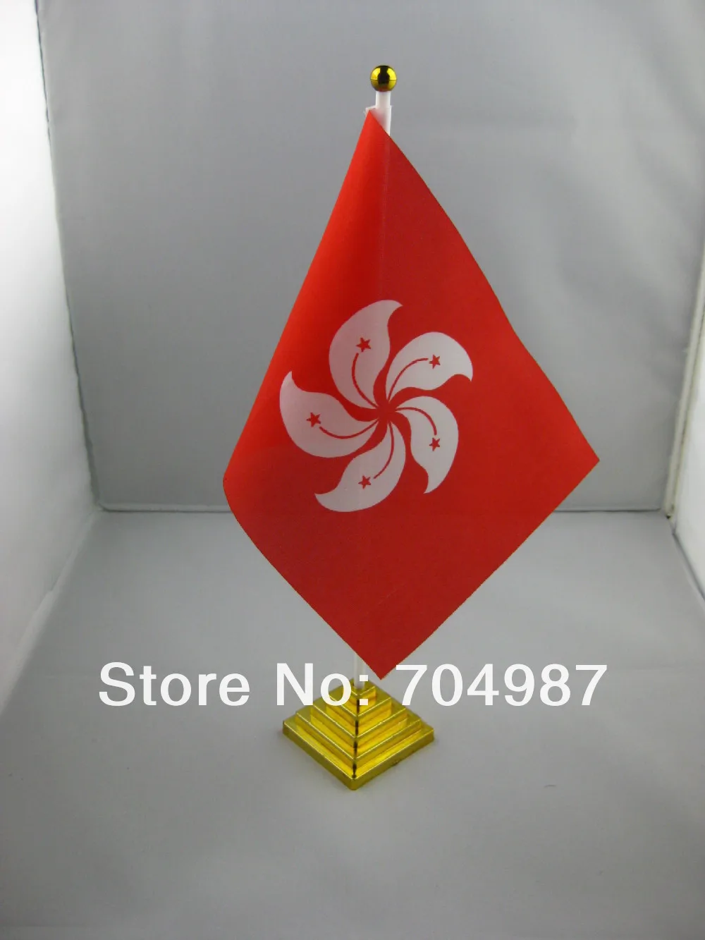 Hong Kong table desk flag banner free shipping | Дом и сад