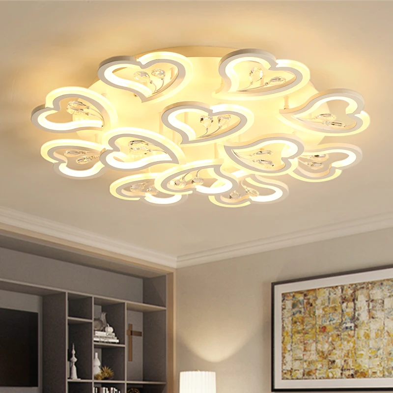 

LED Modern acrylic Alloy Peach shape Super Thin LED Lamp LED Light Ceiling Lights indoor Ceiling Lamp For Foyer Bedroom fixtures